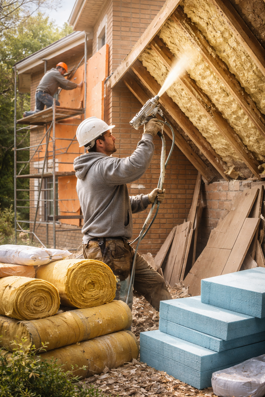 Утепление домов в Астрахани под ключ от 4316 руб/м2 | Профессионально — ТепломастерСтр